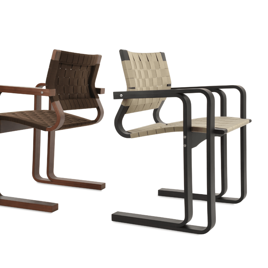 Flamingo Brown Cantilever Chair - Your Bar Stools Canada