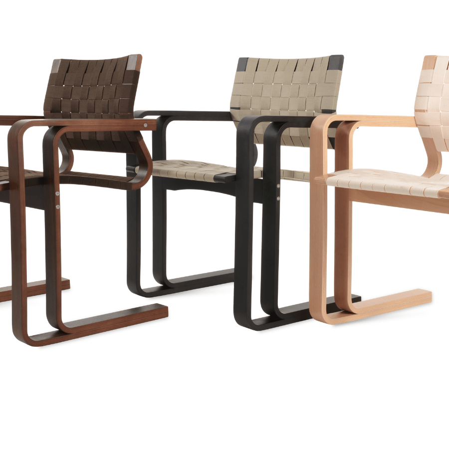 Flamingo Brown Cantilever Chair - Your Bar Stools Canada