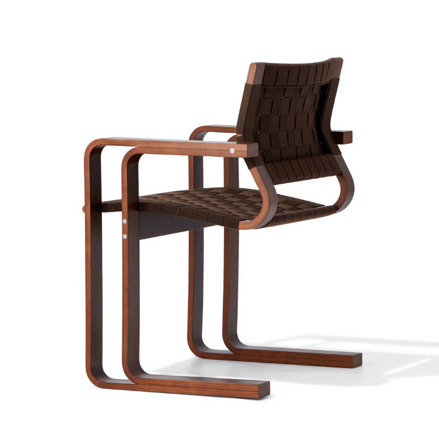 Flamingo Brown Cantilever Chair - Your Bar Stools Canada