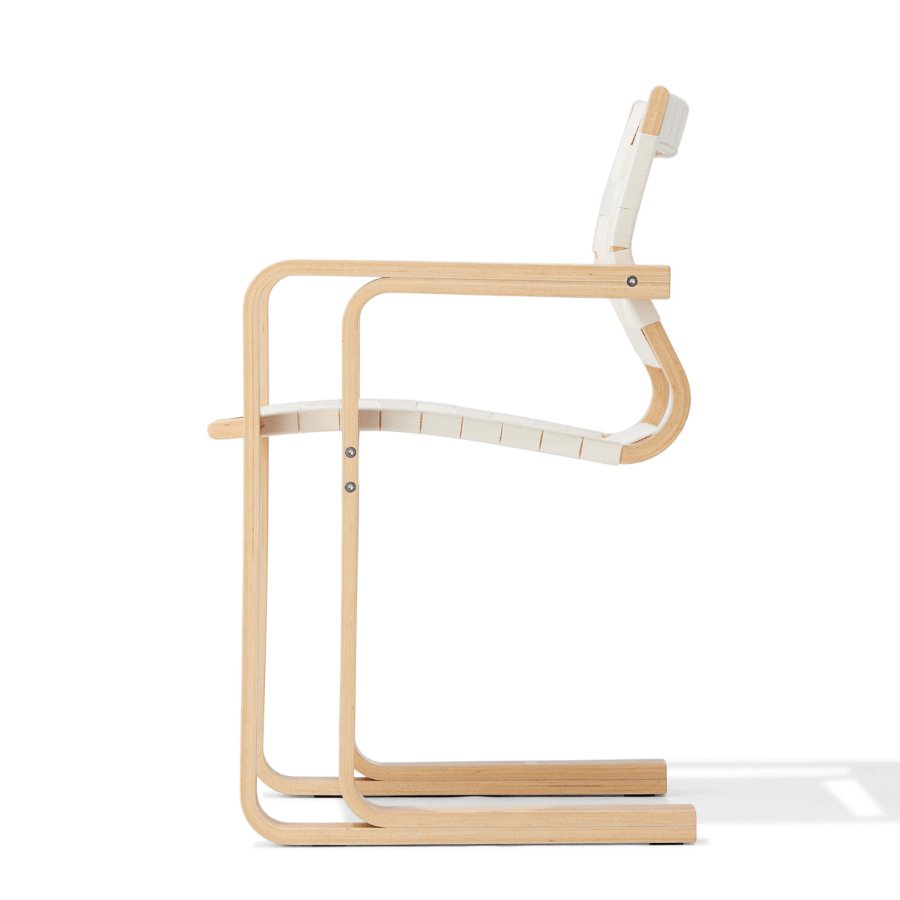 Flamingo White Cantilever Chair - Your Bar Stools Canada