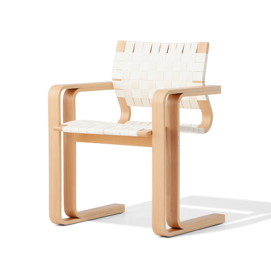 Flamingo White Cantilever Chair - Your Bar Stools Canada