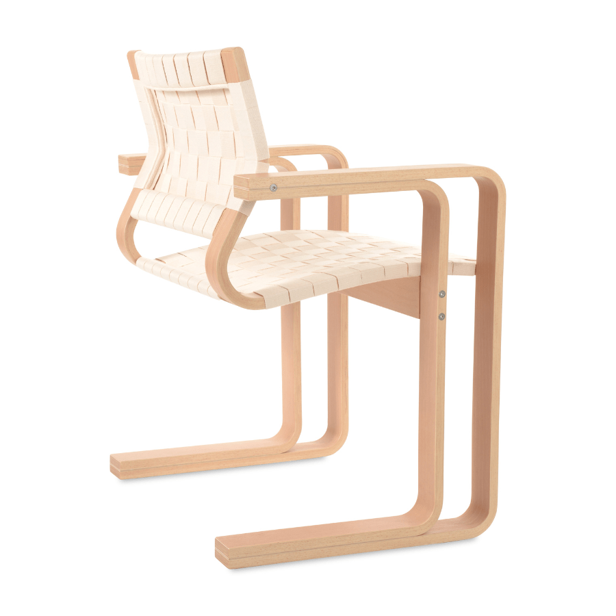 Flamingo White Cantilever Chair - Your Bar Stools Canada