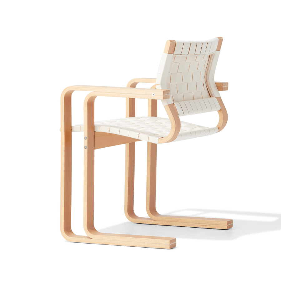 Flamingo White Cantilever Chair - Your Bar Stools Canada