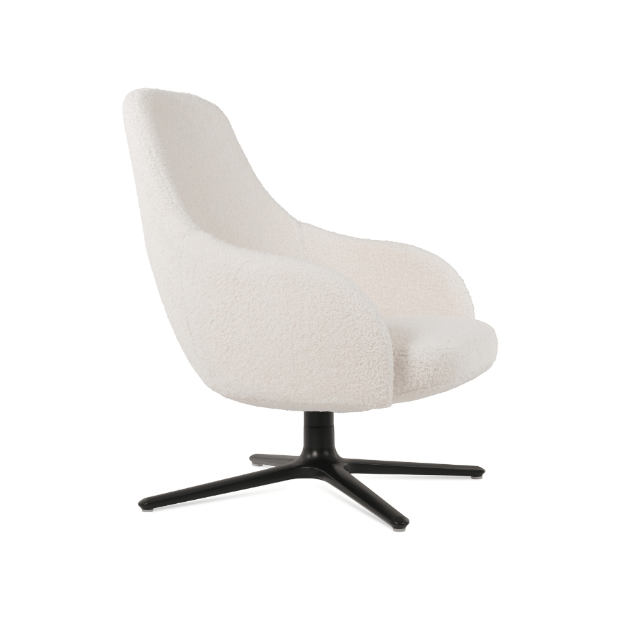 Gazel Boucle Swivel Accent Chair - Your Bar Stools Canada