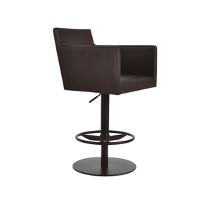 Genuine Leather Bar Stools Harput Brown - Your Bar Stools Canada