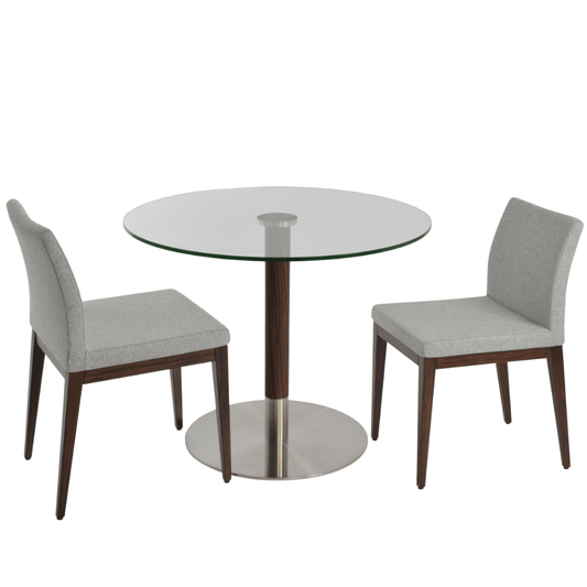 Glass Table Top Tango Restaurant Tables - Your Bar Stools Canada