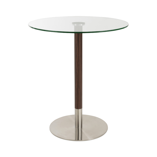 Glass Top Tango Round Bar Table - Your Bar Stools Canada