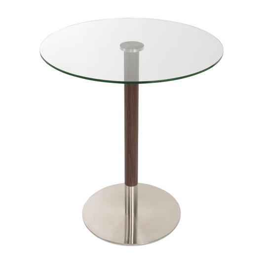Glass Top Tango Round Bar Table - Your Bar Stools Canada