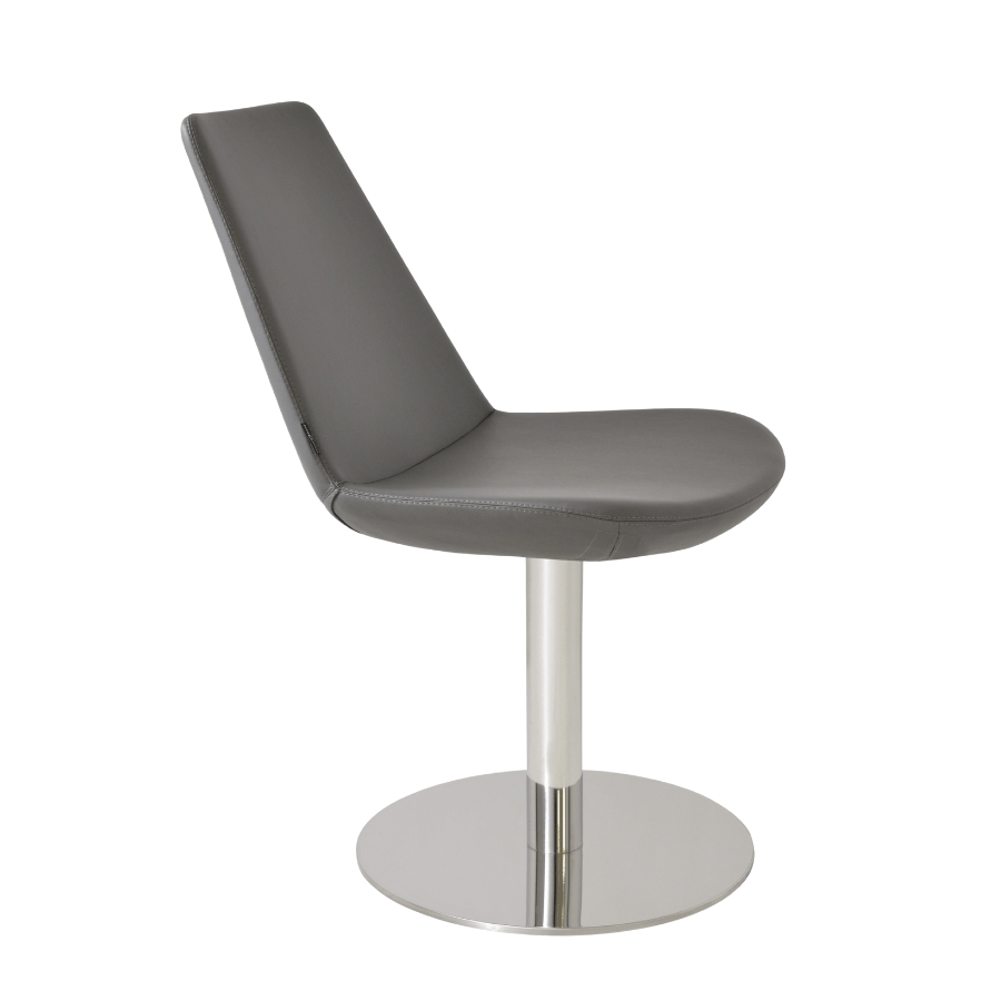 Grey Swivel Chair | Eiffel Stick - Your Bar Stools Canada