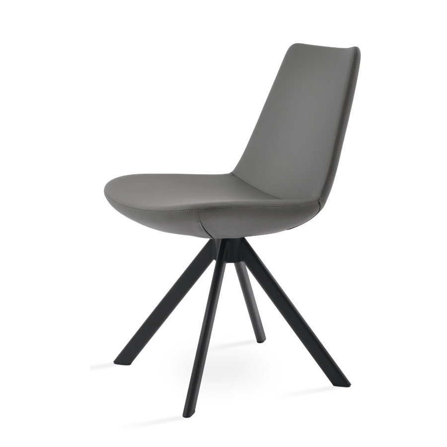 Grey Swivel Chair | Eiffel Sword - Your Bar Stools Canada