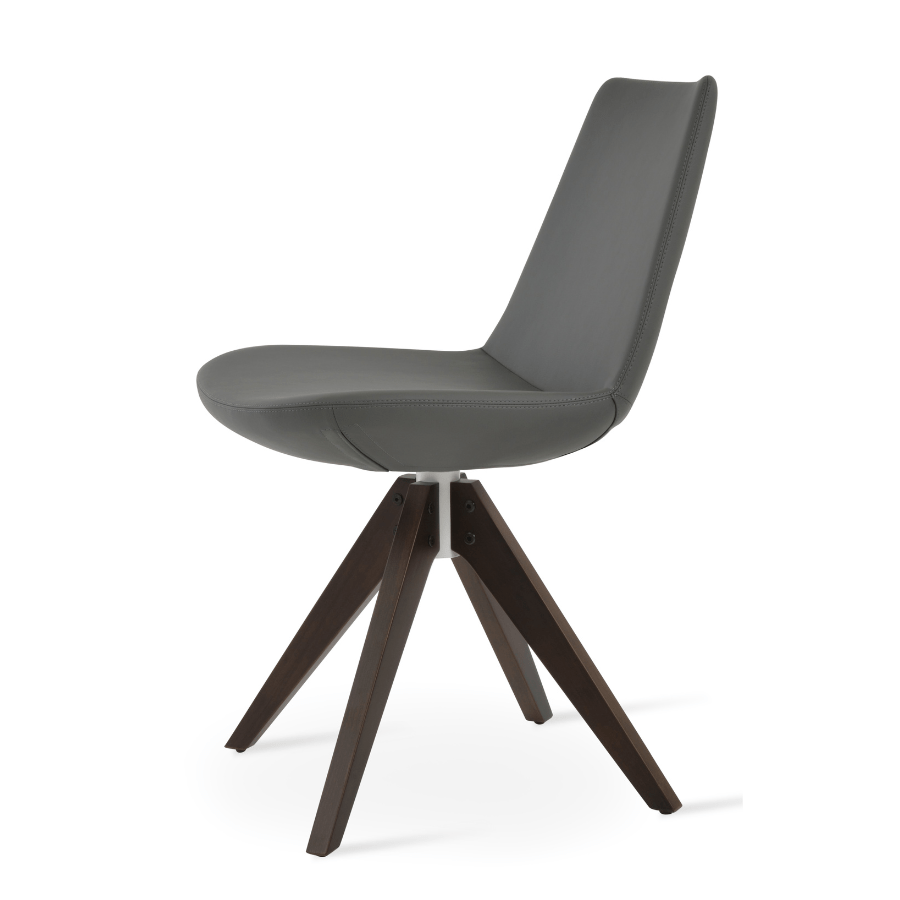 Grey Swivel Chair | Eiffel Sword - Your Bar Stools Canada