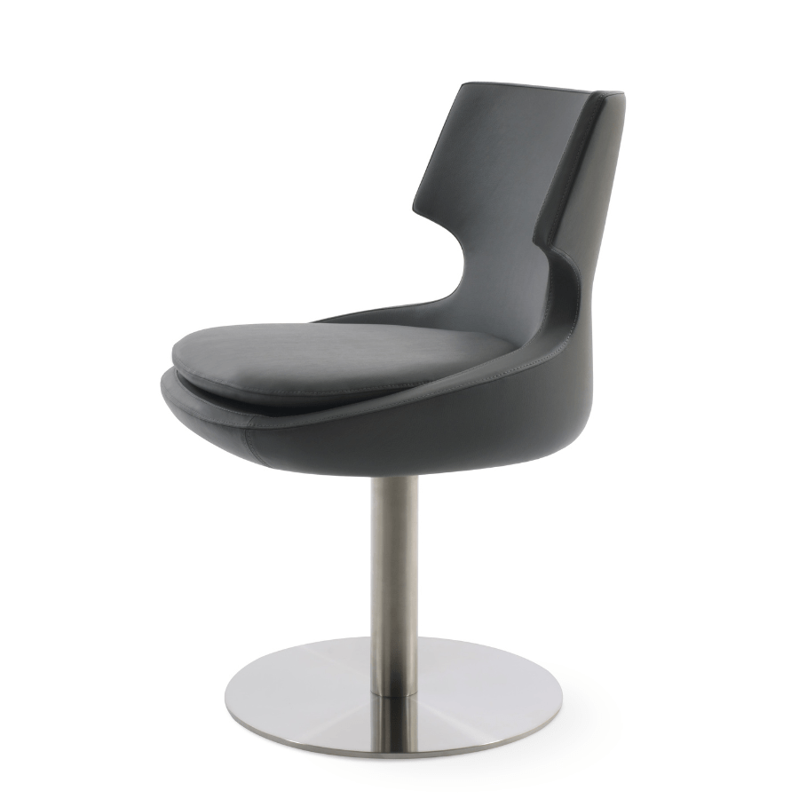 Grey Swivel Chair | Patara Spider - Your Bar Stools Canada