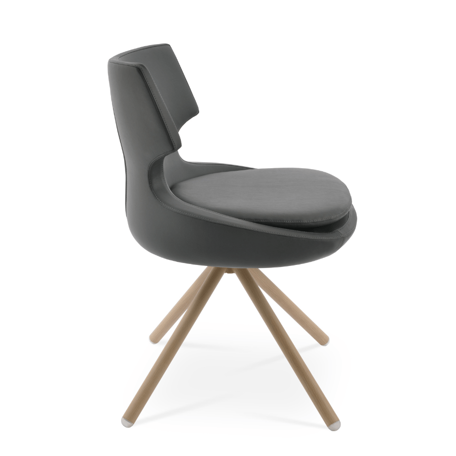 Grey Swivel Chair | Patara Stick - Your Bar Stools Canada