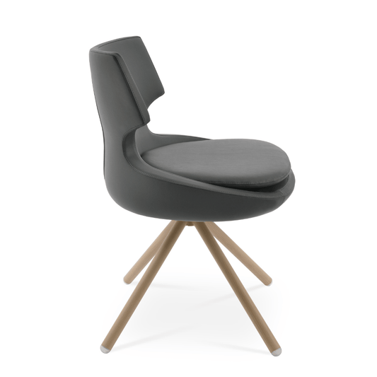 Grey Swivel Chair | Patara Stick - Your Bar Stools Canada