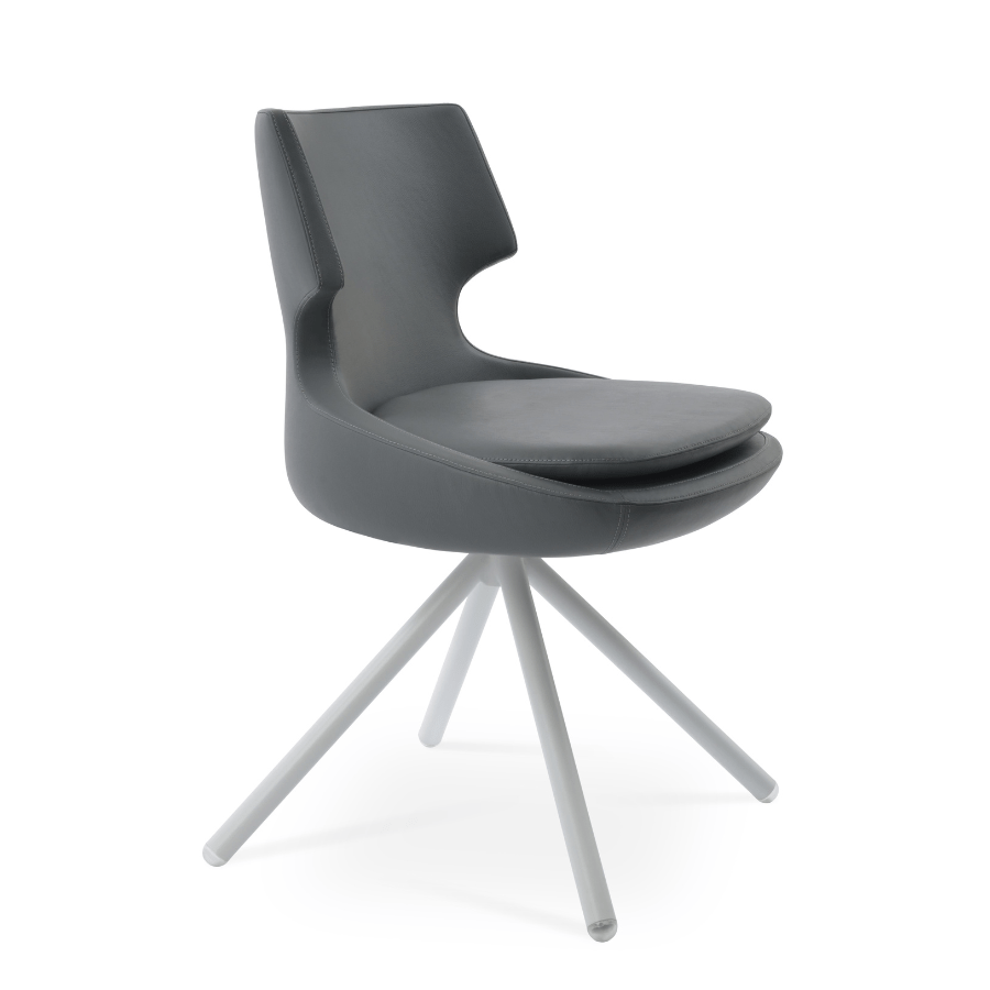Grey Swivel Chair | Patara Stick - Your Bar Stools Canada