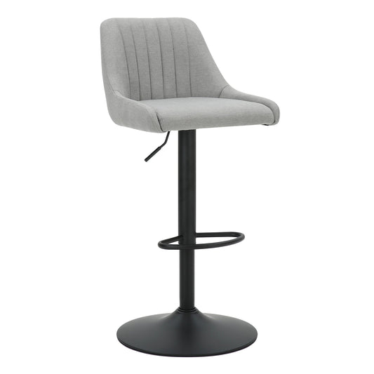 Height Adjustable Bar Stools | Set of 2 | Kron Grey - Your Bar Stools Canada