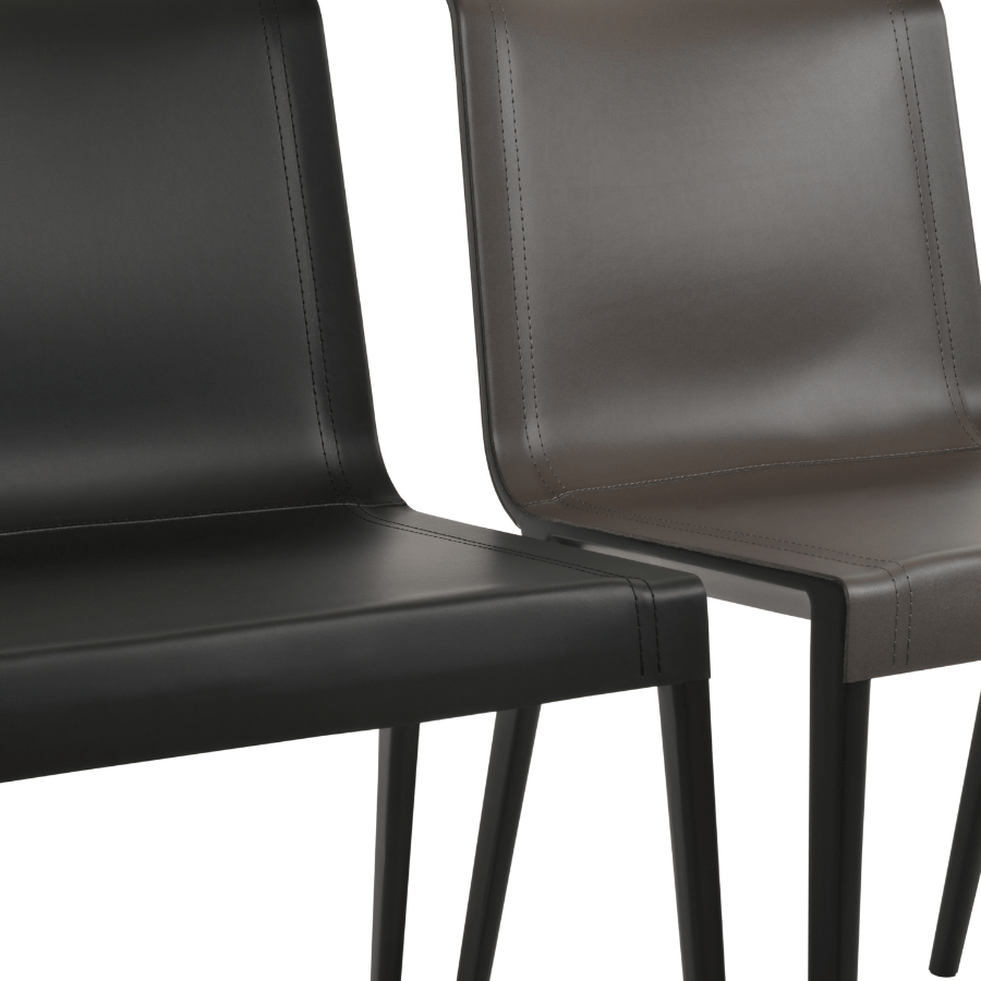 Hiroshima Brown Commercial Dining Chairs - Your Bar Stools Canada