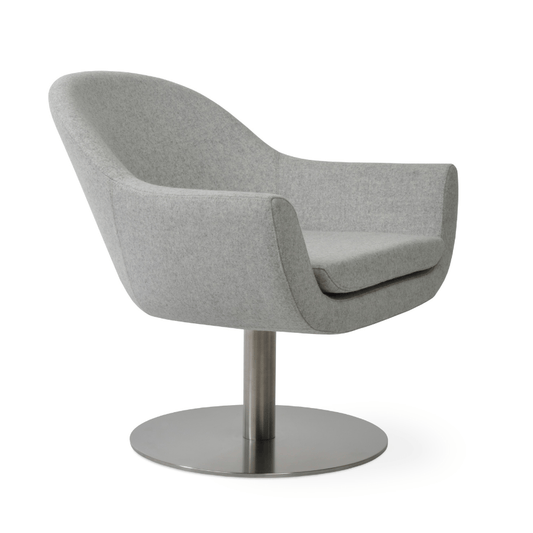 Madison Grey Swivel Accent Chair - Your Bar Stools Canada