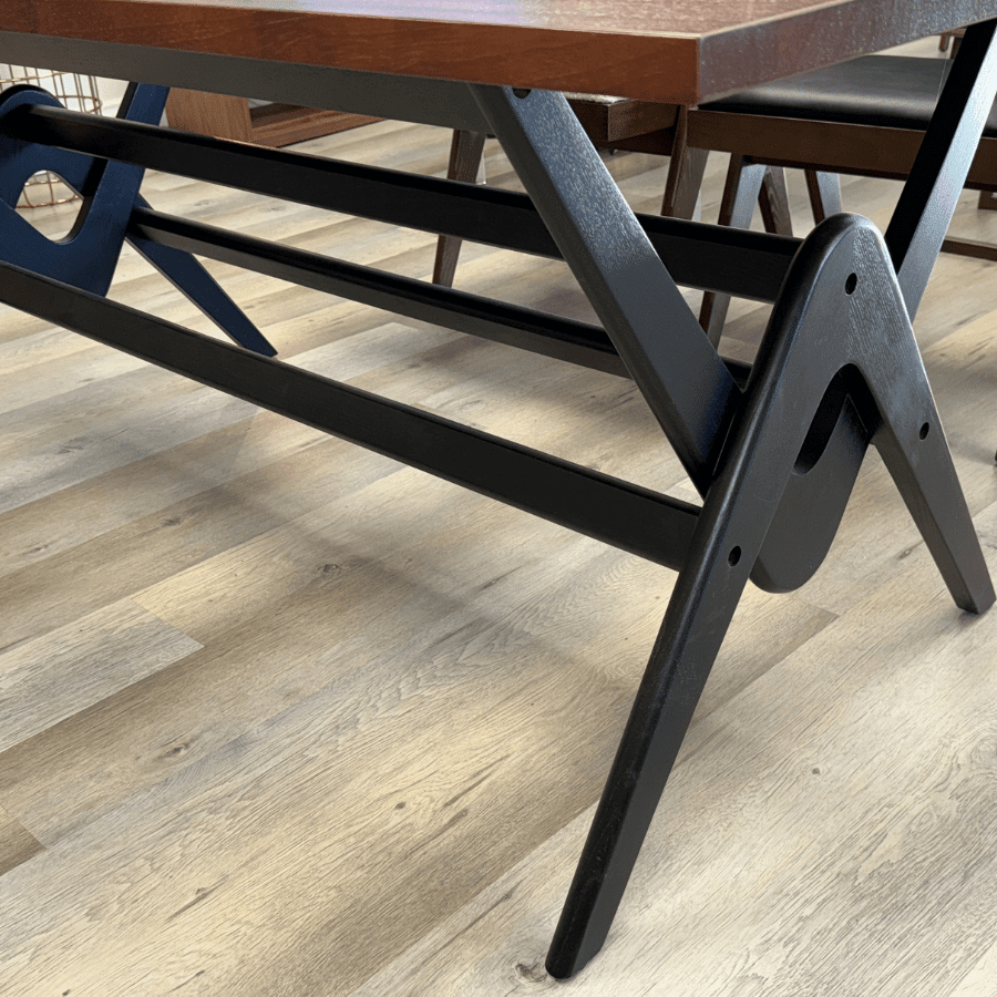 Mid Century Modern Dining Table Pierre J - Your Bar Stools Canada