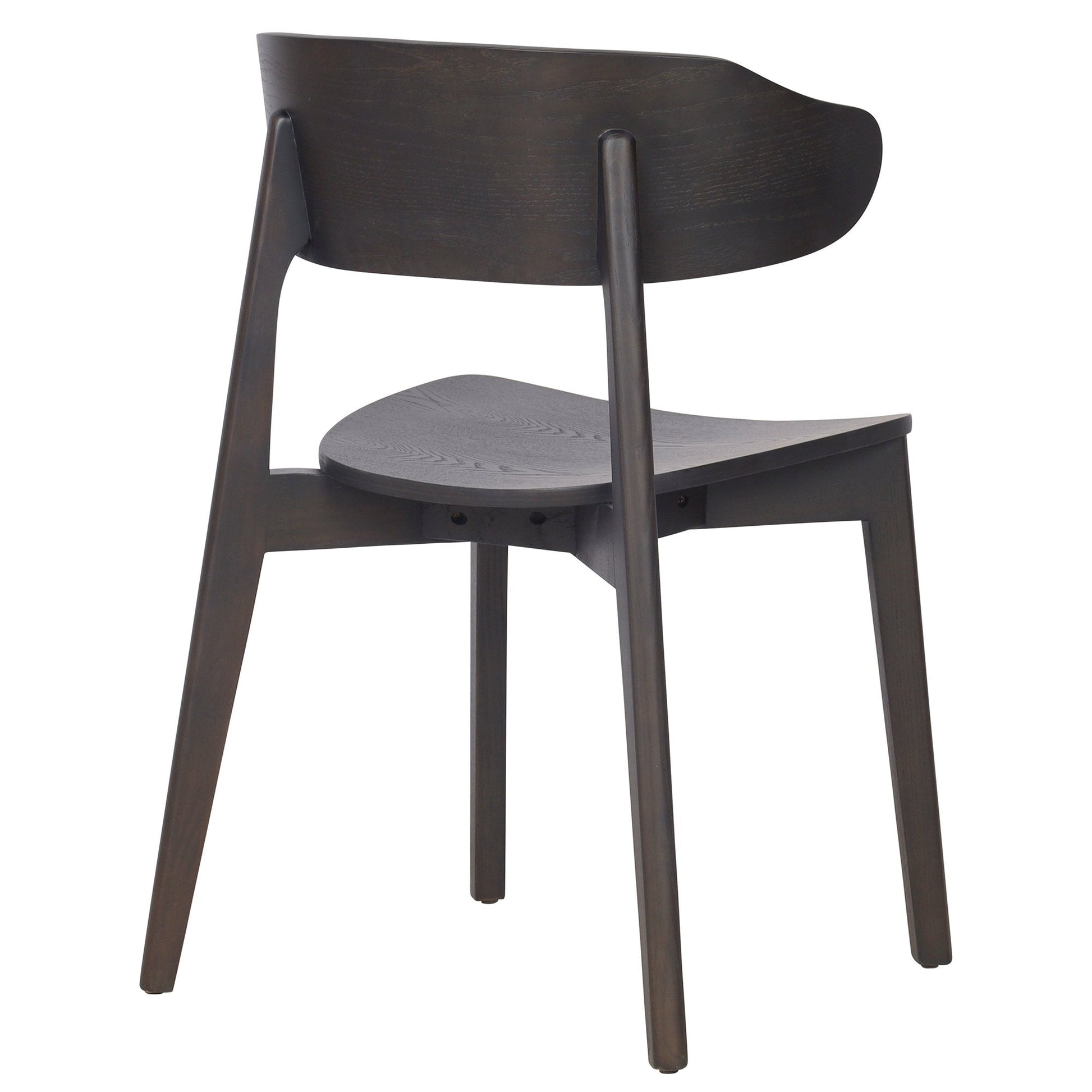 Mocha Dining Chairs Set of 2 | Khari Mid - Century Wood Chairs - Your Bar Stools Canada