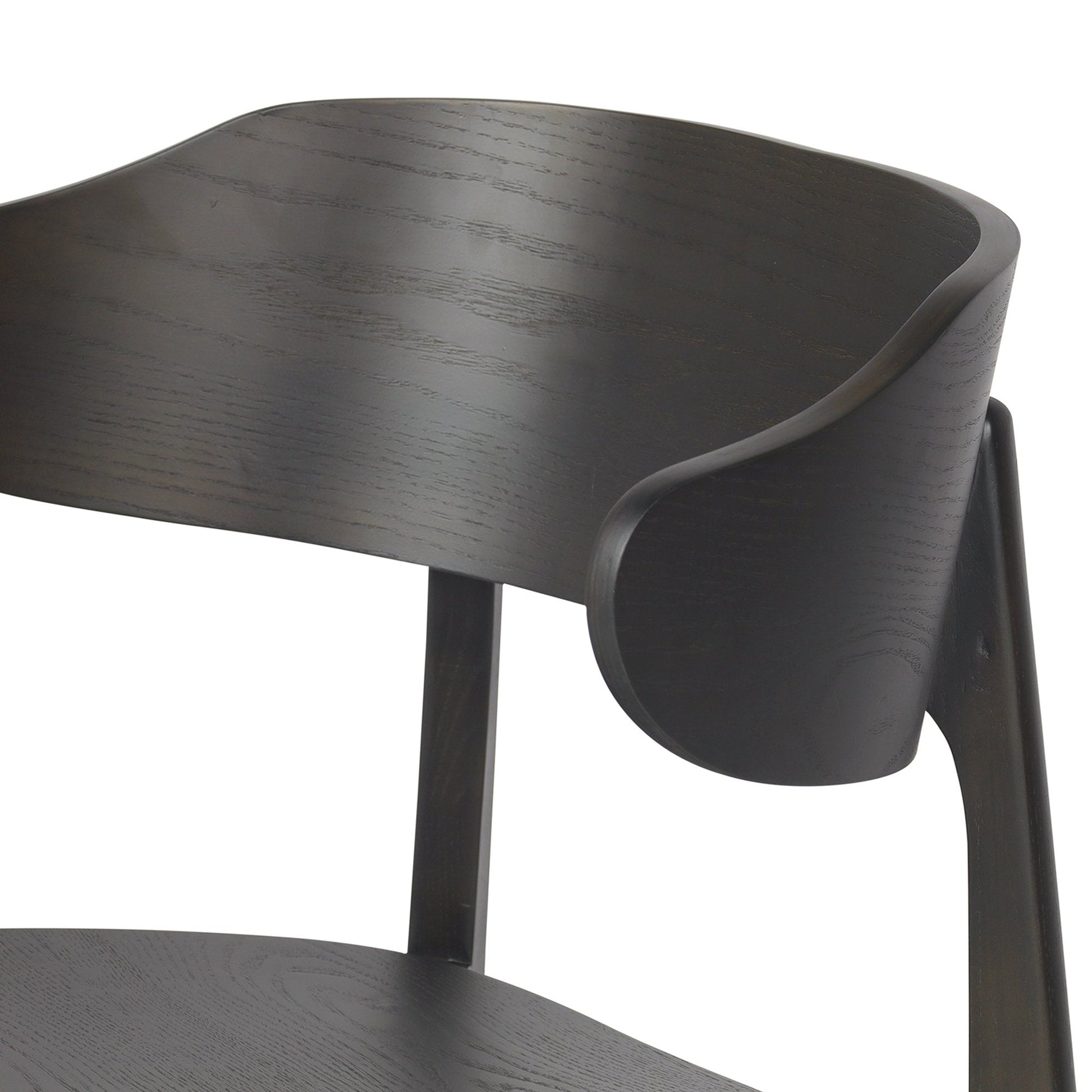 Mocha Dining Chairs Set of 2 | Khari Mid - Century Wood Chairs - Your Bar Stools Canada