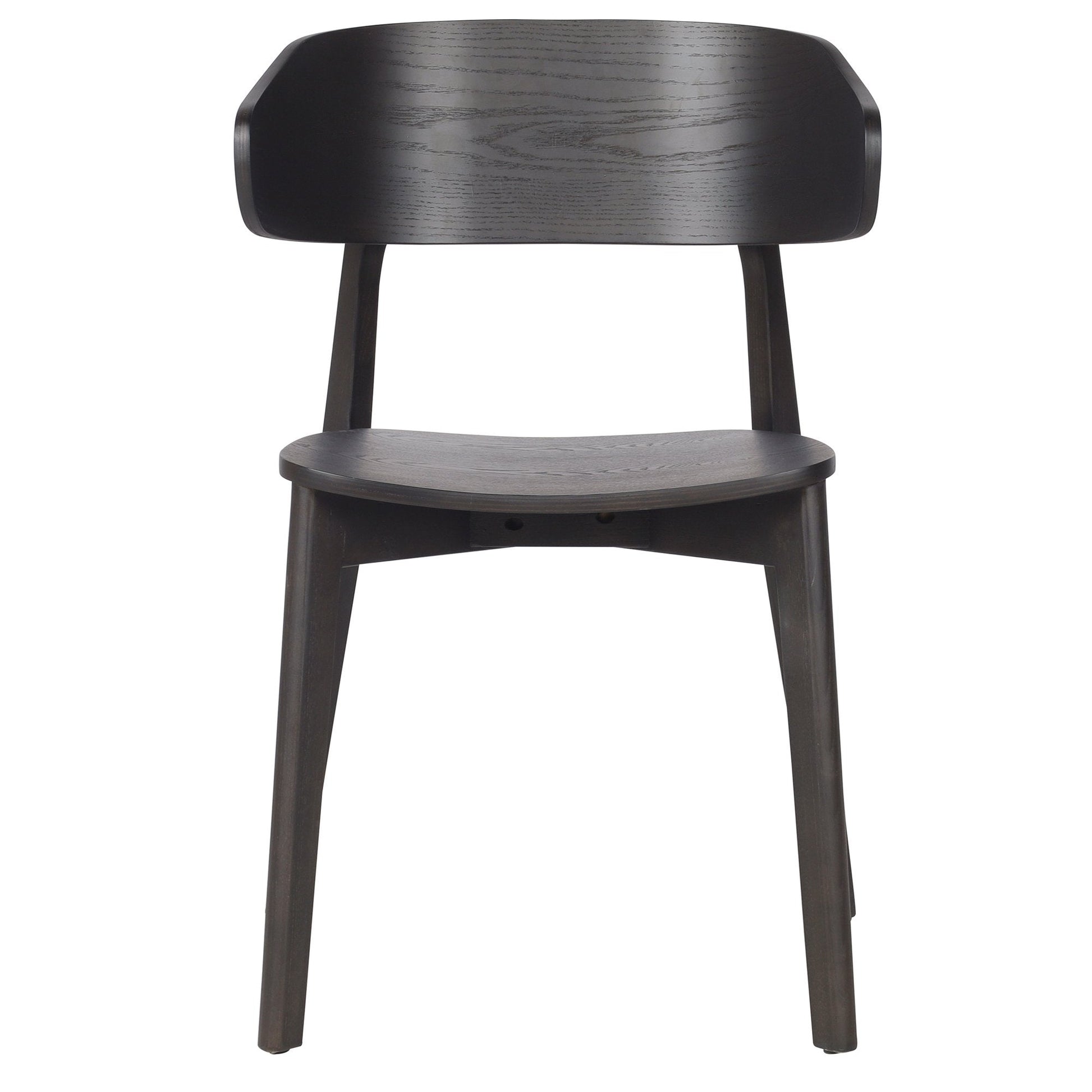 Mocha Dining Chairs Set of 2 | Khari Mid - Century Wood Chairs - Your Bar Stools Canada