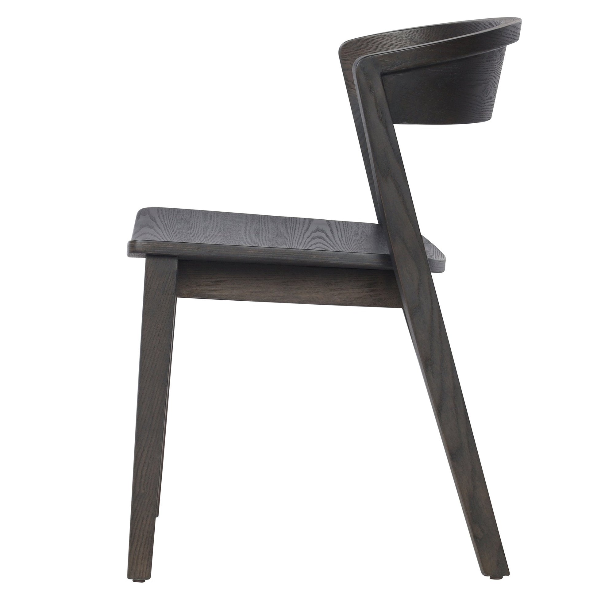 Mocha Dining Chairs Set of 2 | Nicco Mid - Century Wood Chairs - Your Bar Stools Canada