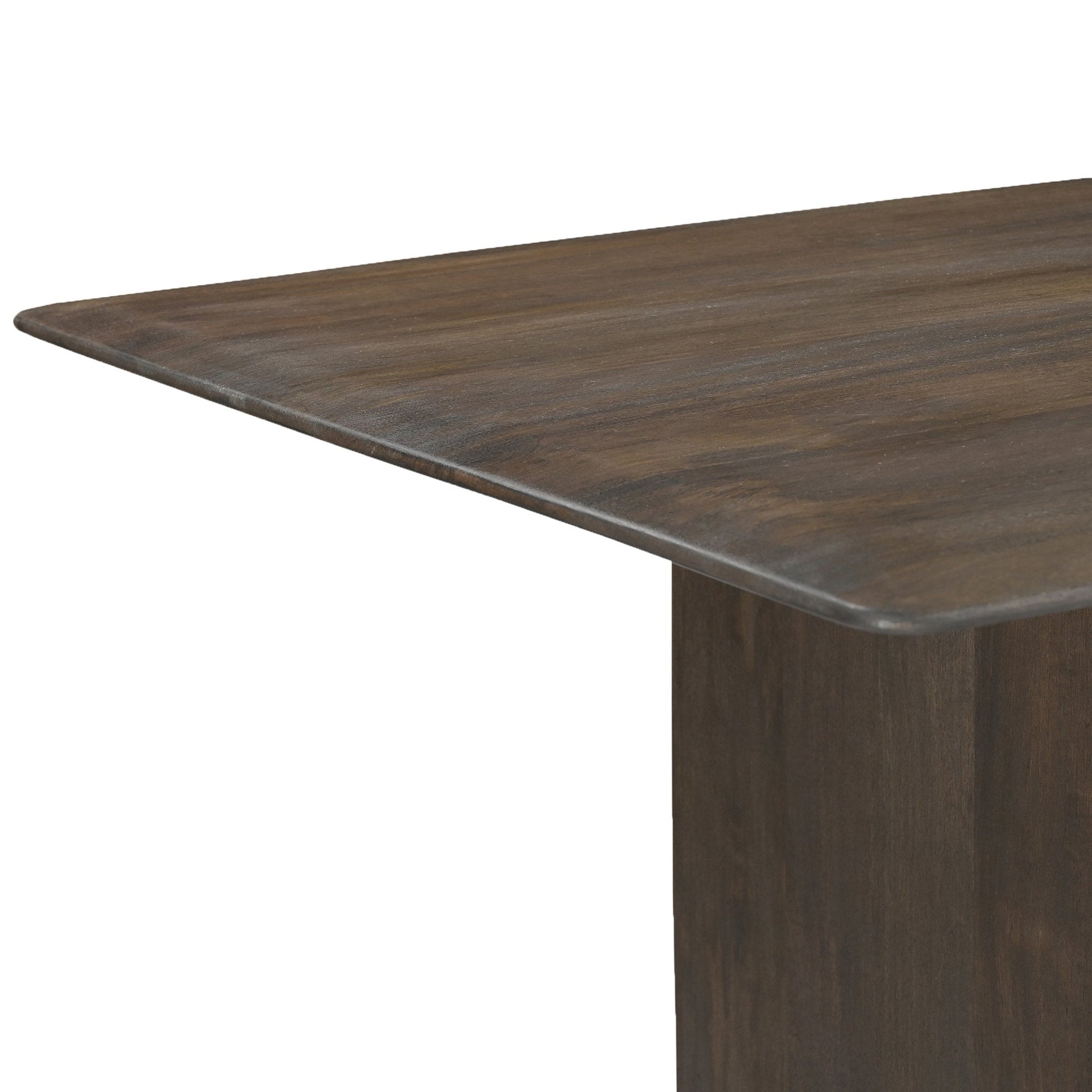 Mocha Rectangular Dining Table 78 Inch – Bazul Modern Wood Table - Your Bar Stools Canada