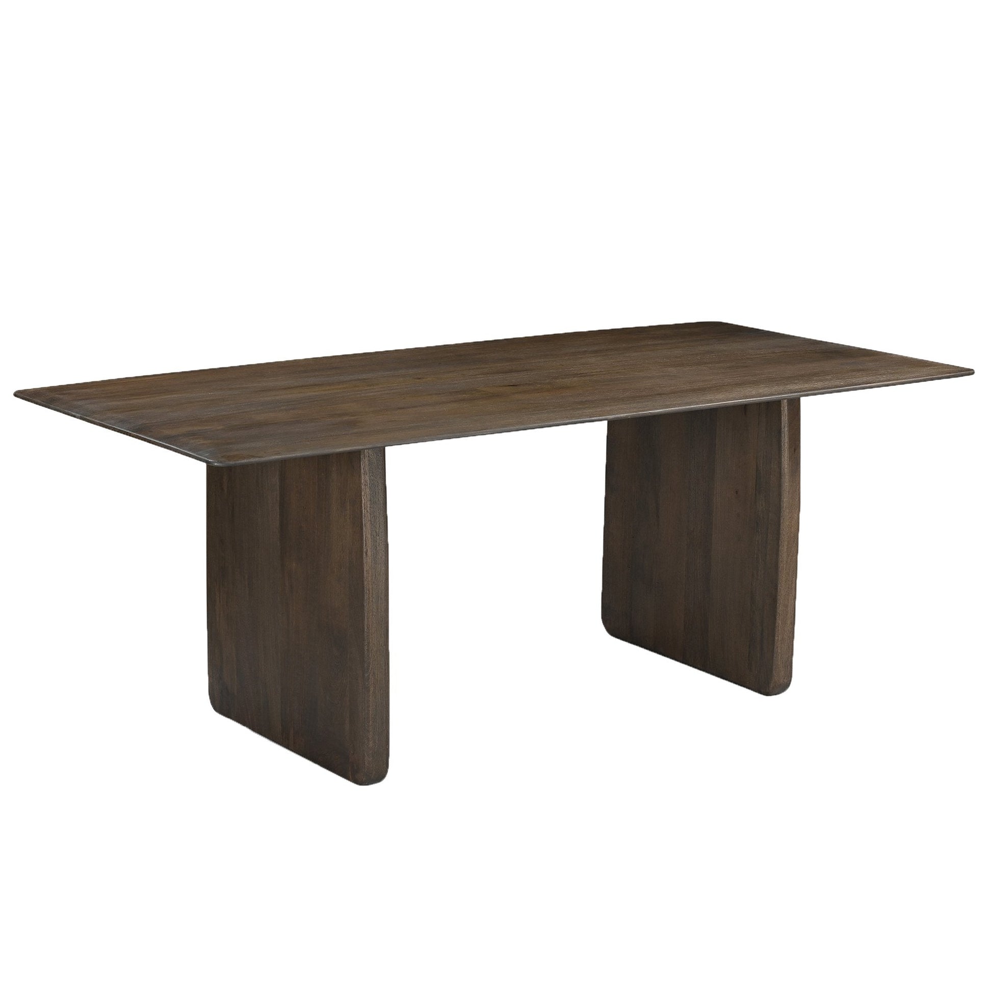 Mocha Rectangular Dining Table 78 Inch – Bazul Modern Wood Table - Your Bar Stools Canada