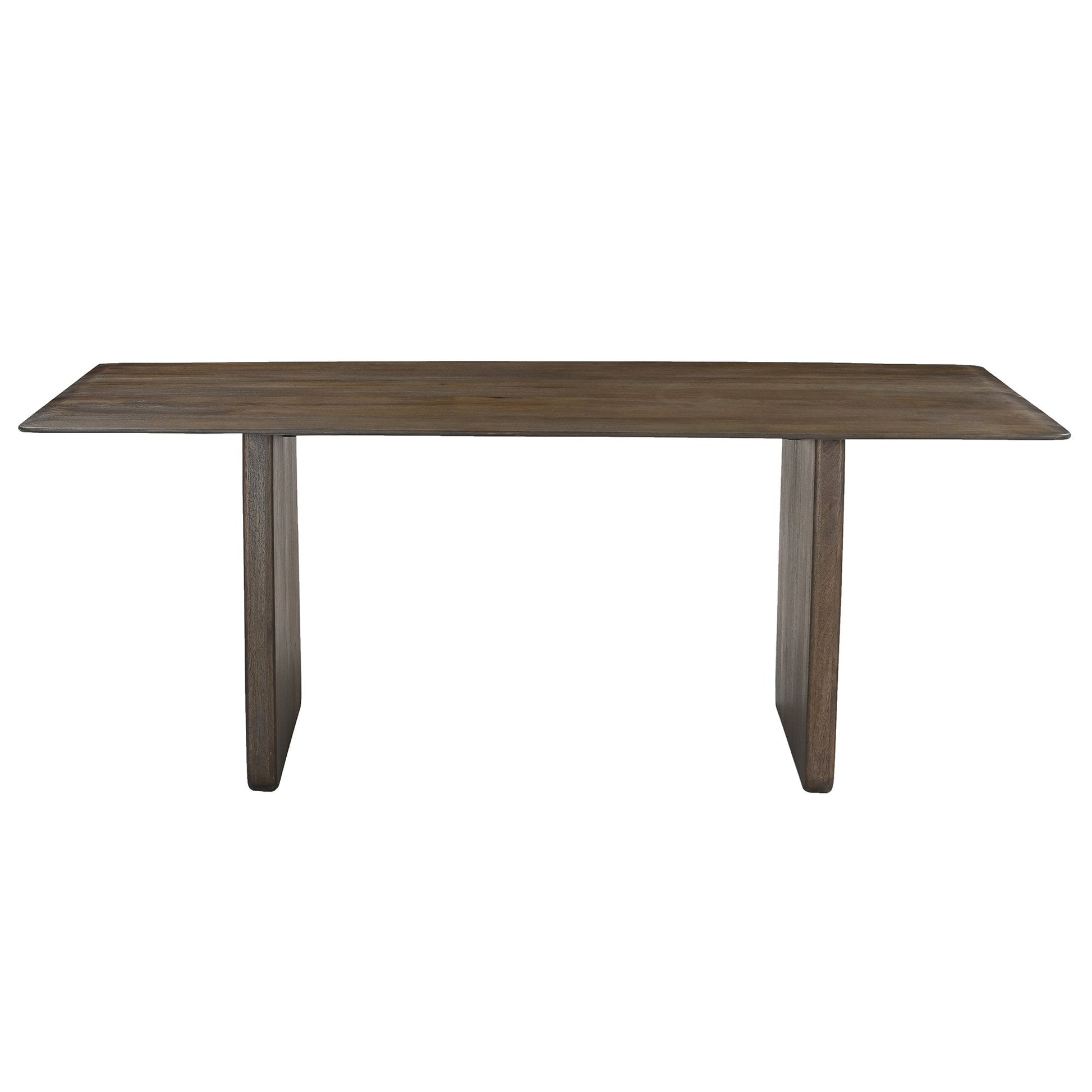 Mocha Rectangular Dining Table 78 Inch – Bazul Modern Wood Table - Your Bar Stools Canada
