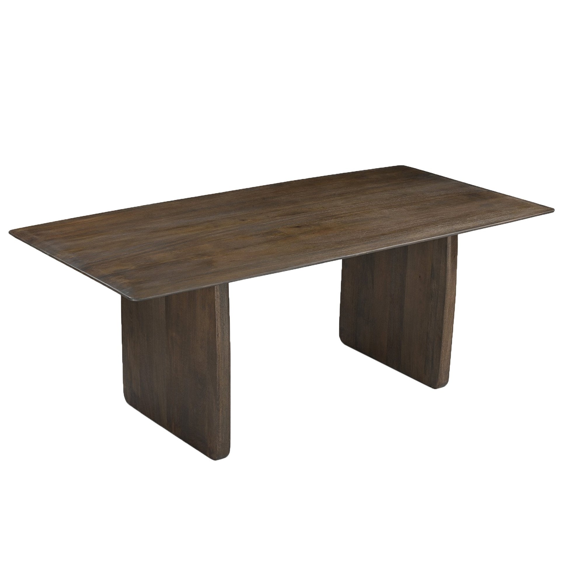 Mocha Rectangular Dining Table 78 Inch – Bazul Modern Wood Table - Your Bar Stools Canada