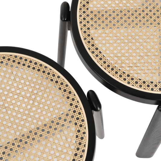 Montana Black Cane Dining Chair - Your Bar Stools Canada