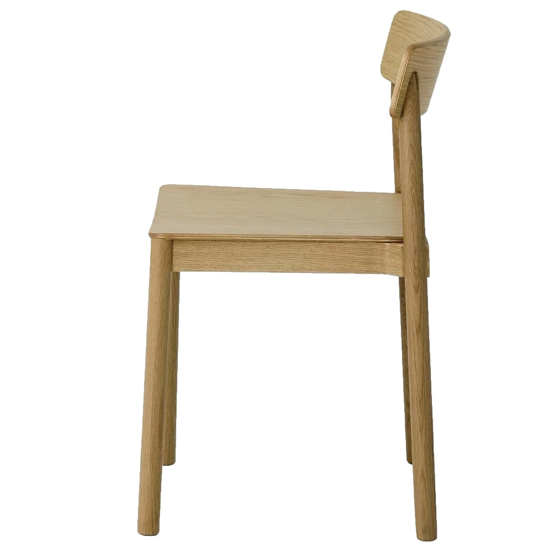 Natural Dining Chairs Set of 4 – Felix Mid - Century Wood Chairs - Your Bar Stools Canada