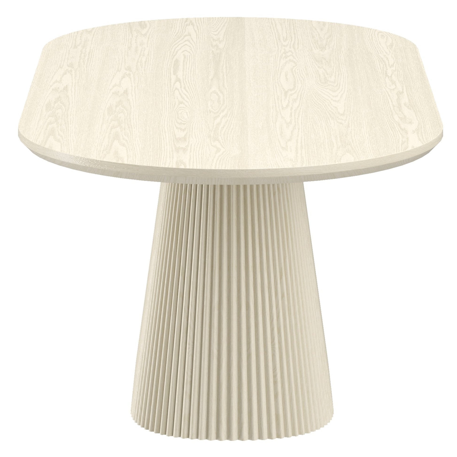 Oval Dining Table Tovas Ivory Wood - Your Bar Stools Canada