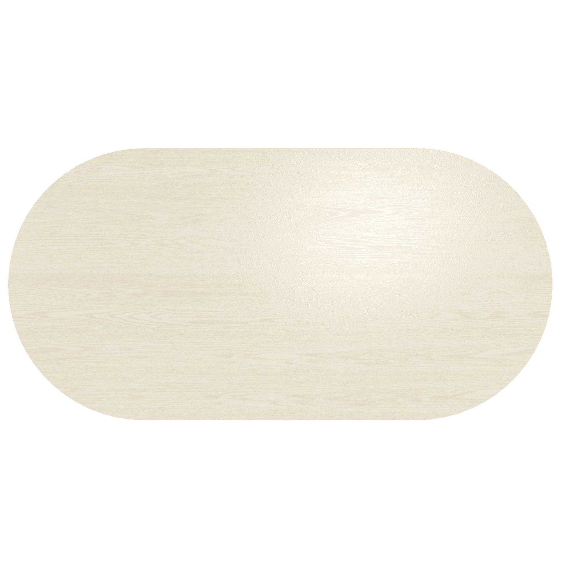 Oval Dining Table Tovas Ivory Wood - Your Bar Stools Canada