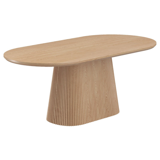 Oval Dining Table Tovas Natural Wood - Your Bar Stools Canada