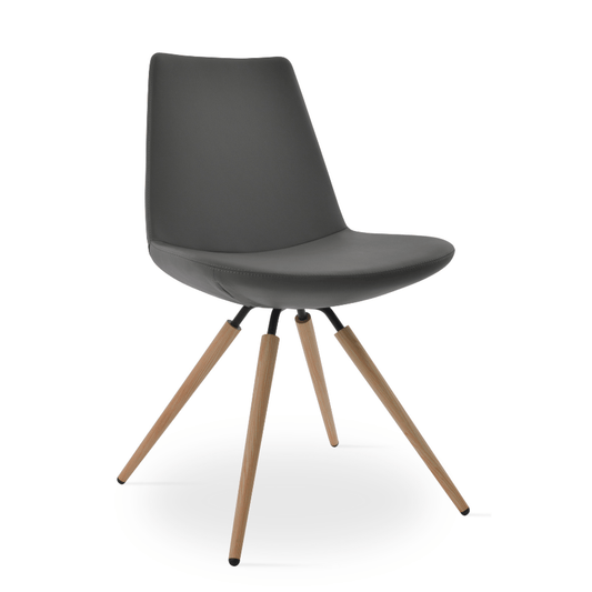 Grey Swivel Chair | Eiffel Stick