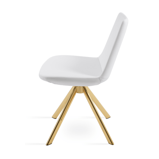 White Swivel Chair | Eiffel Sword
