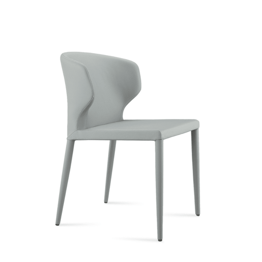Restaurant Dining Chairs Amed Grey Leather