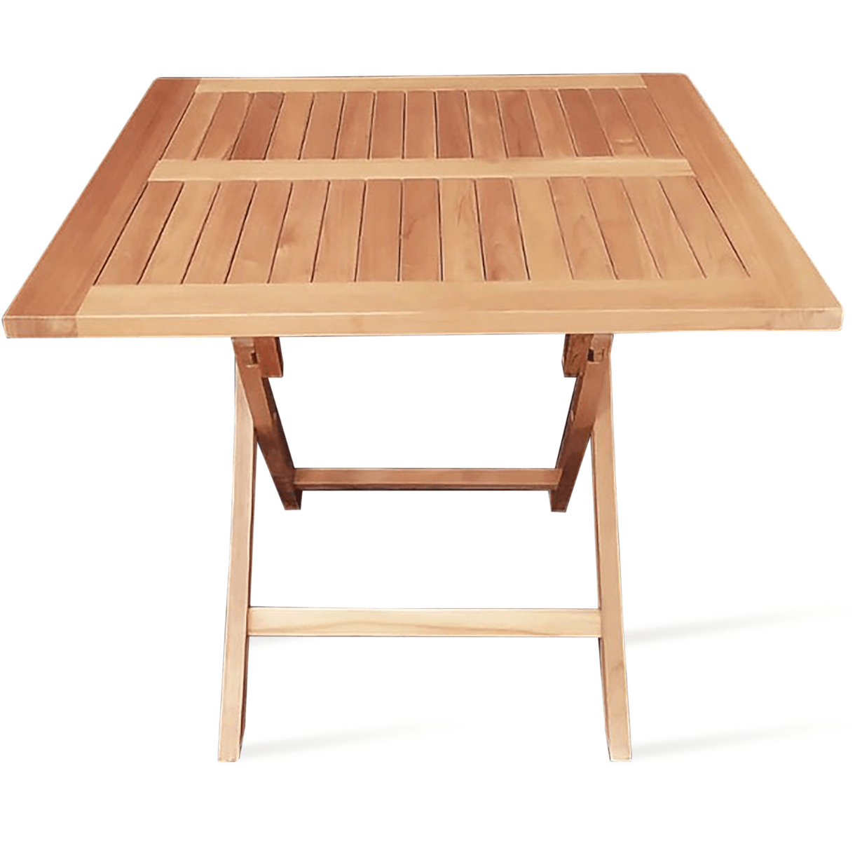 Pamela Square Folding Teak Bistro Set with 2 Palermo Armchairs - Your Bar Stools Canada