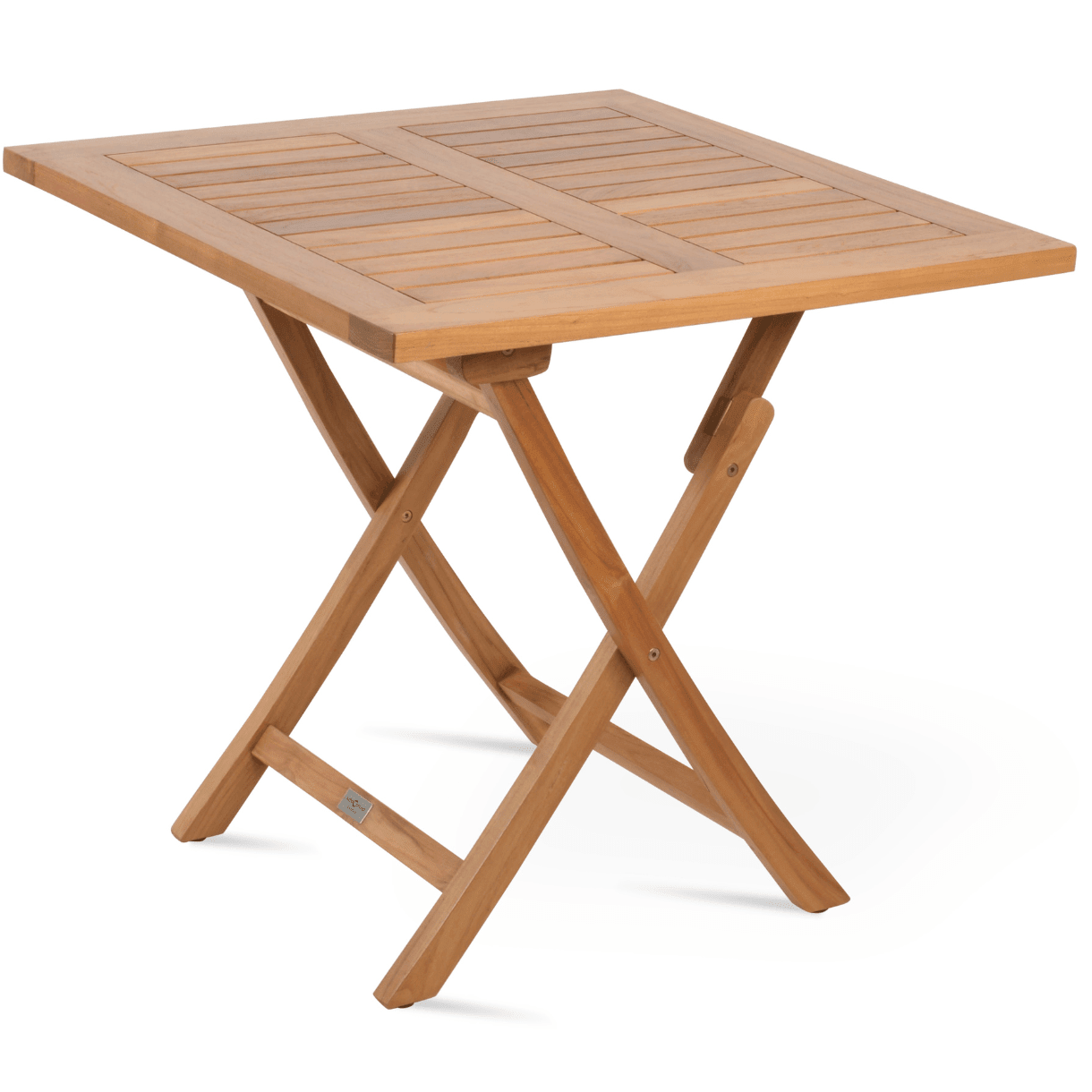 Pamela Square Folding Teak Bistro Set with 2 Palermo Armchairs - Your Bar Stools Canada