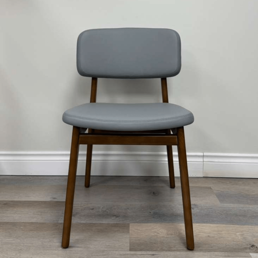 Paros Grey Modern Walnut Dining Chairs - Your Bar Stools Canada