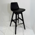 Pera Black Wood Bar Stools - Your Bar Stools Canada