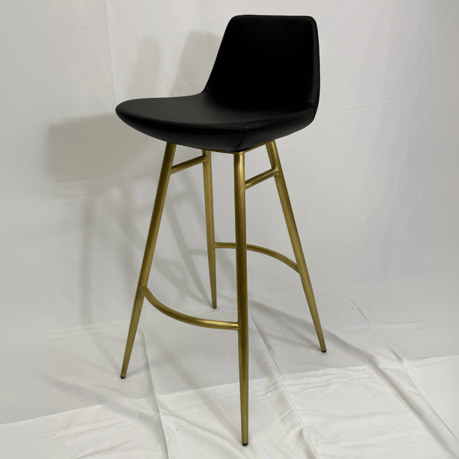 Pera Galata Black Gold Bar Stool - Your Bar Stools Canada