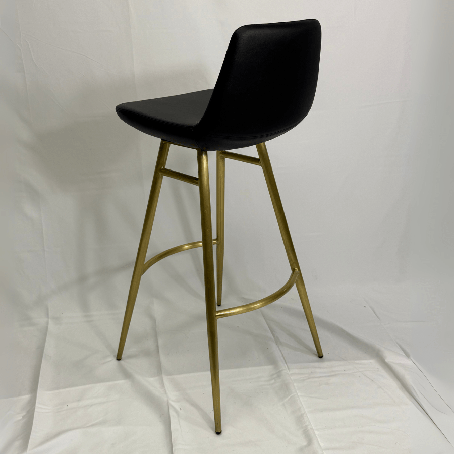 Pera Galata Black Gold Bar Stool - Your Bar Stools Canada