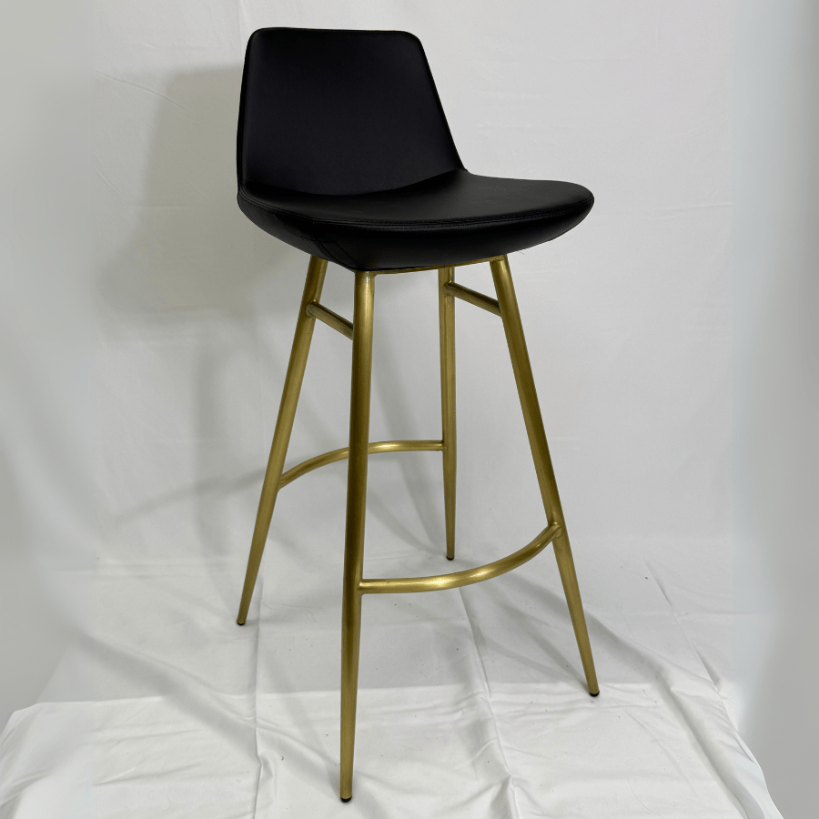 Pera Galata Black Gold Bar Stool - Your Bar Stools Canada