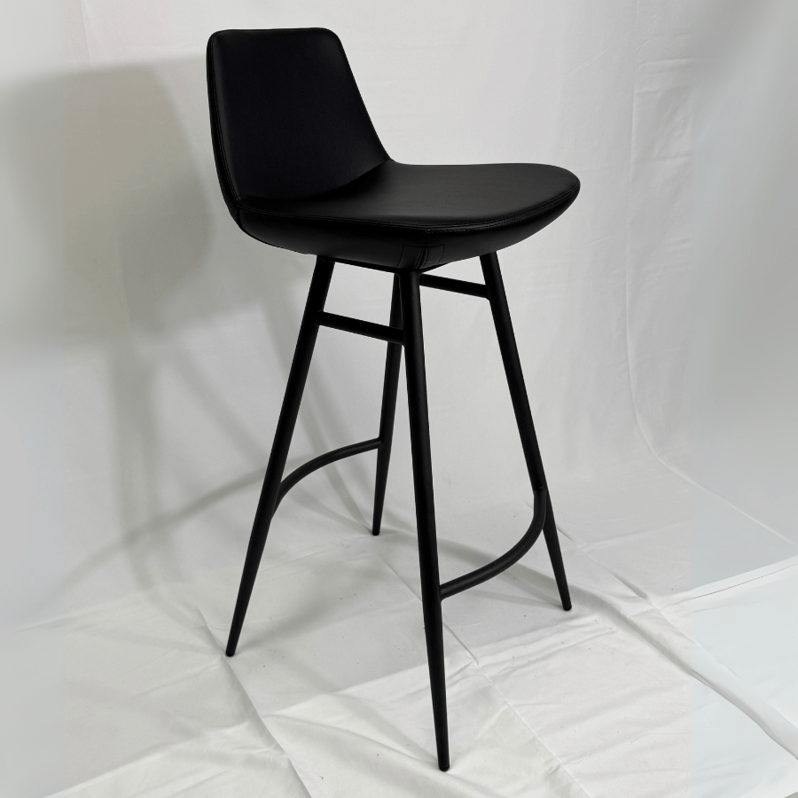 Pera Galata Black Metal Bar Stools - Your Bar Stools Canada