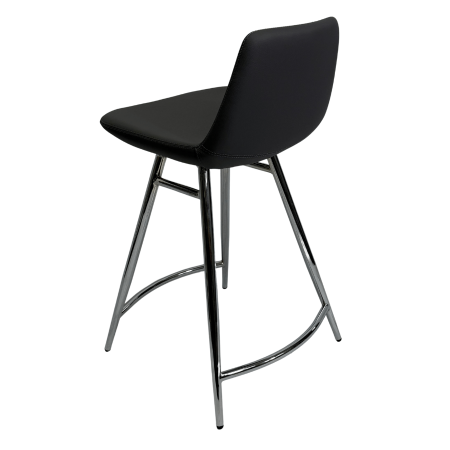 Pera Galata Grey Metal Bar Stools - Your Bar Stools Canada