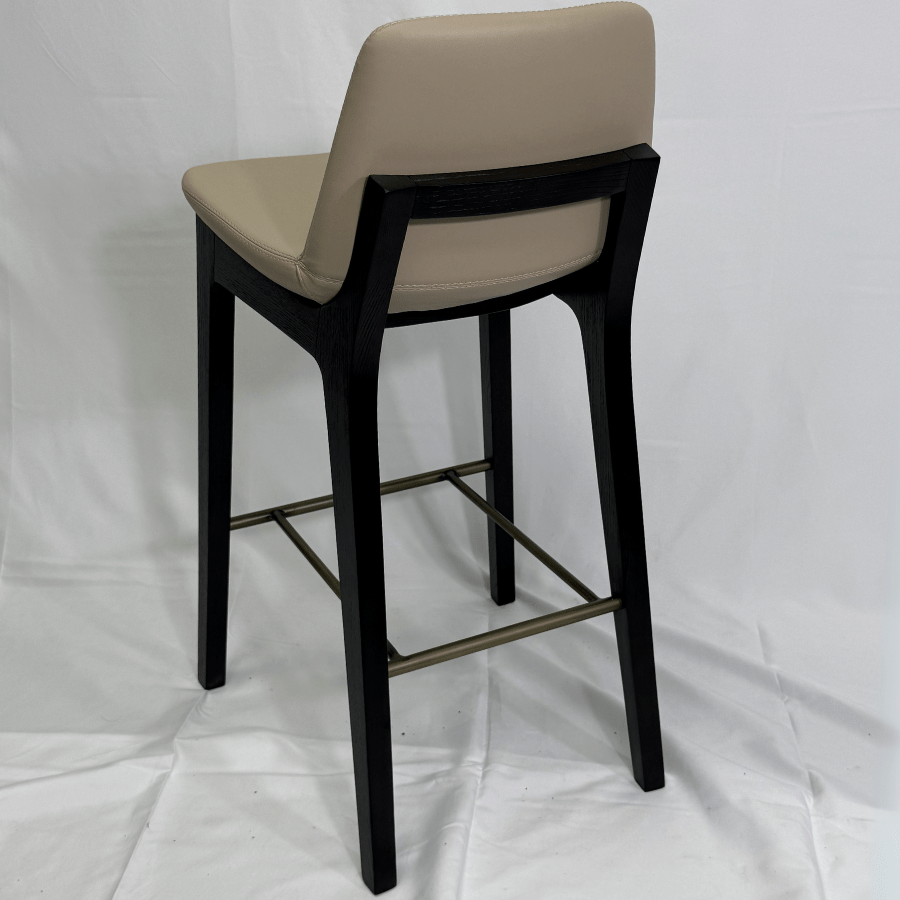 Pera HB Beige Leather Bar Stools - Your Bar Stools Canada