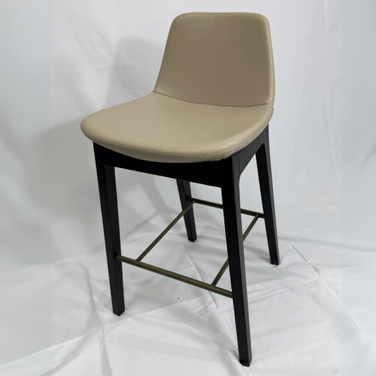 Pera HB Beige Leather Bar Stools - Your Bar Stools Canada